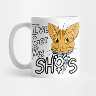 I've Got My Shots (Orange Tabby Cat, HRT) Mug